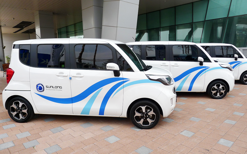 2012年，200臺申龍DUEGOEX進入韓國，作為第一家批量出口韓國市場的中國客車企業。